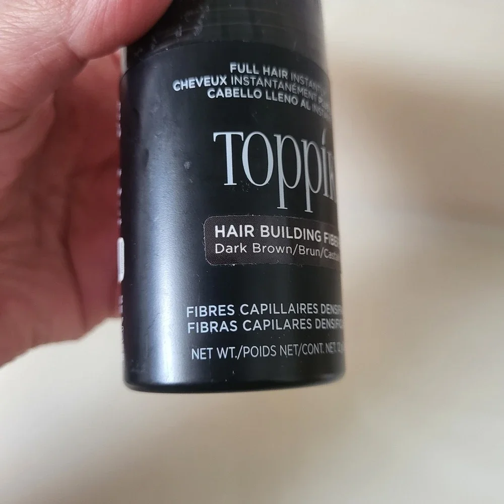 TOPPIK Hair Building Fibers Dark Brown .42oz. New‎ Fine Thinning Hair
